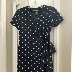 Mock wrap chiffon dress -wear it to the office and you are dressed.